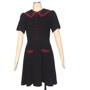 Hell Bunny Black and Red Mini Dress